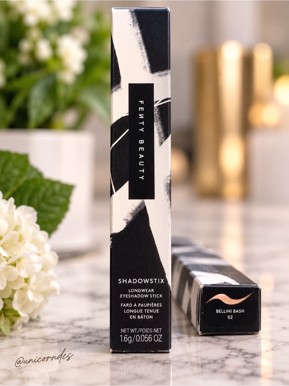 Fenty Beauty Shadowstix Longwear Eyeshadow Stick Bellini Ba$h 02 Full Size